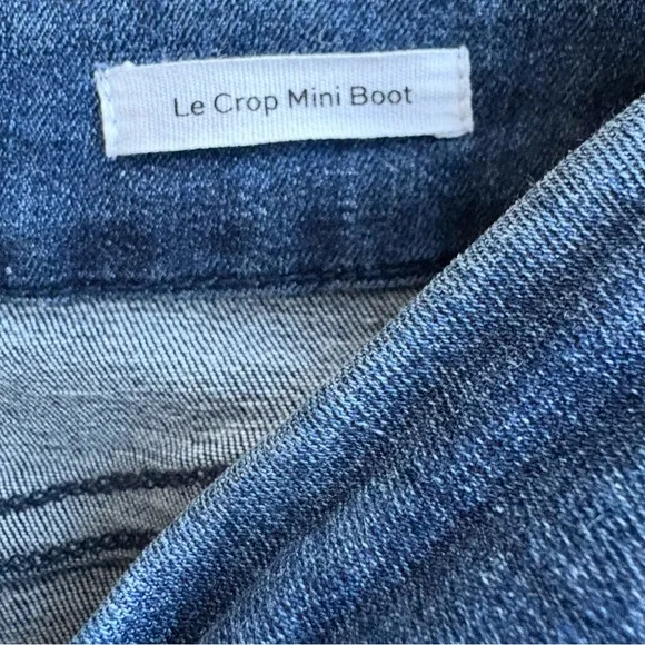 Frame Denim Blue Cropped Jeans - Picture 7 of 12